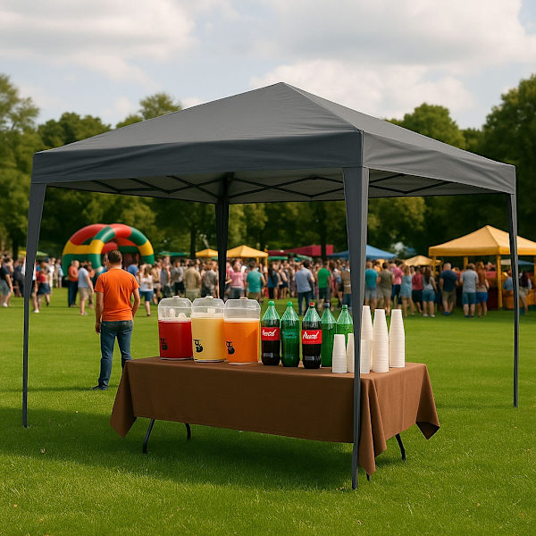 Puutarhapaviljonki teltta 3x3 m Pop-Up katos puutarhaan tai terassille MultiGarden