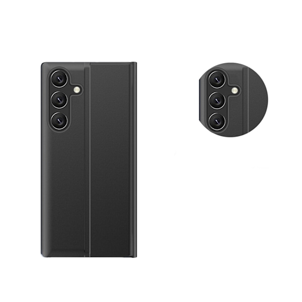 Cover med klap og stativ til Xiaomi Redmi 11A / Poco C55 / Redmi 12C New Sleep Case sort