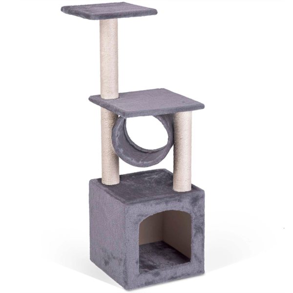 Klösträd för Katt 93 cm DR-265 Pethaus Ljusgrå