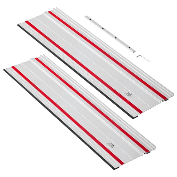 Skinnesæt til savskinne, 2 x 698,5 mm, forbindelse