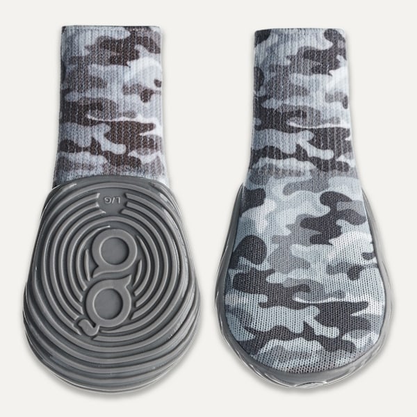 Gooeez Regular Printed Dog Boots (2 kpl) XS Camo/harmaa