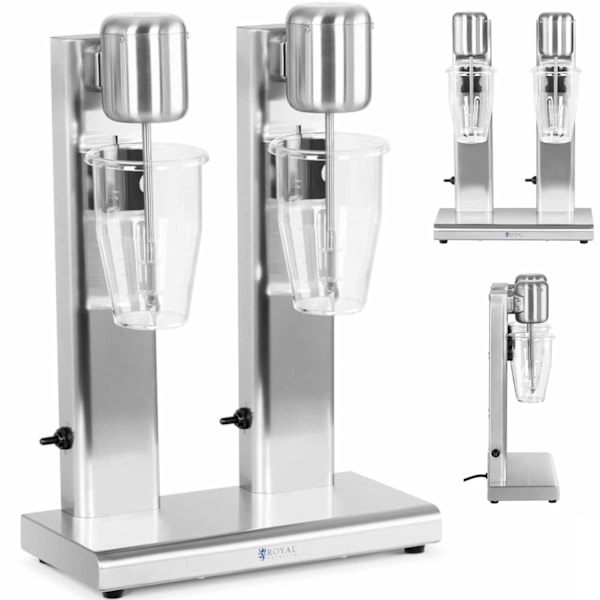 Shaker bar mikseri smoothie cocktail shaker double shake 2 x 1 l 15000 rpm