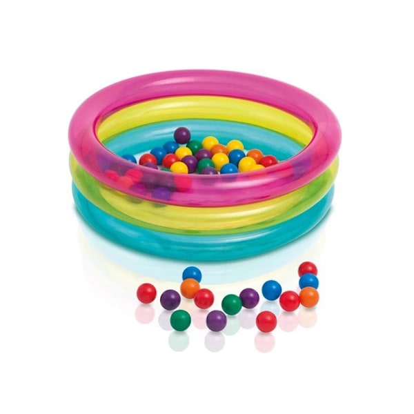 Uppblåsbar lekhage med bollar 86 x 25 cm INTEX 48674