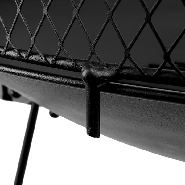 Metallisk pejs 60 cm: Sikker bålplads til have/terrasse