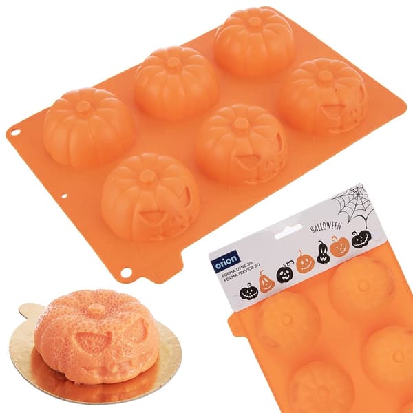Halloween Græskar Silikone Bageform, 27x18x4 cm