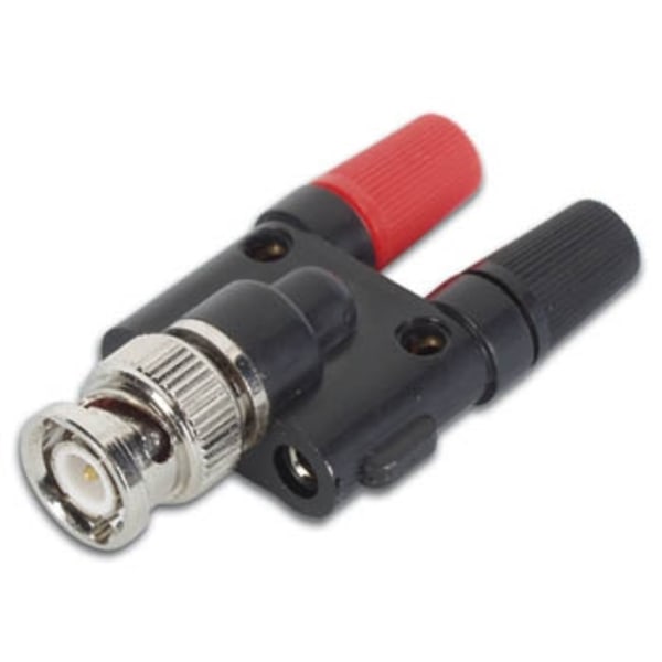 Bnc hane till 2X 4Mm bananplugg