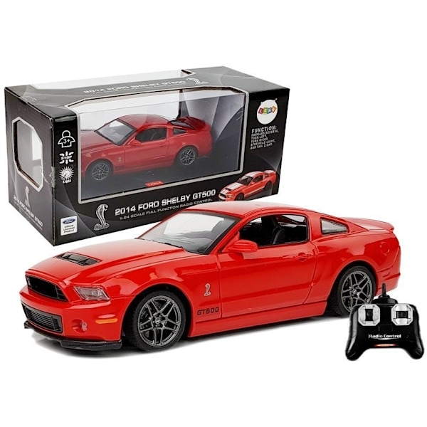 Fjärrstyrd Ford Shelby GT500 Röd 2,4G racingbil