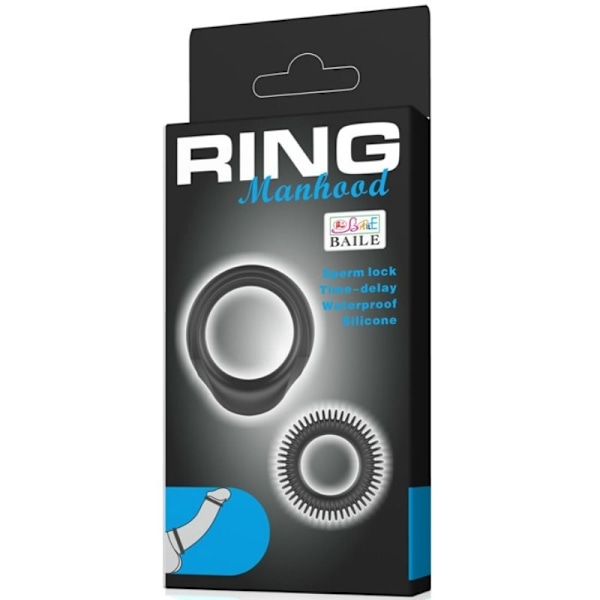 Baile - Kit 2 Silikoneringe Ring Manhood