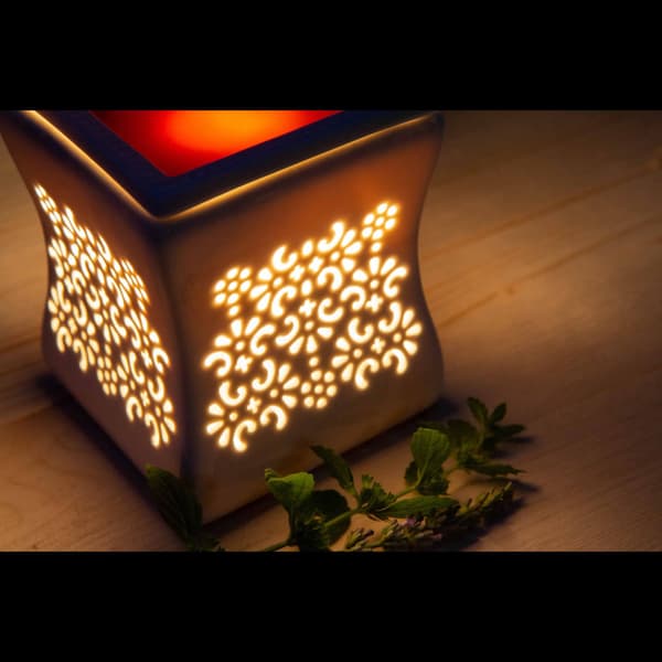 Elektrisk voksvarmer, keramisk, 25W aromalampe