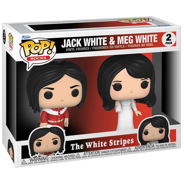 White Stripes Pop Pack: Jack White & Meg White Figuurit