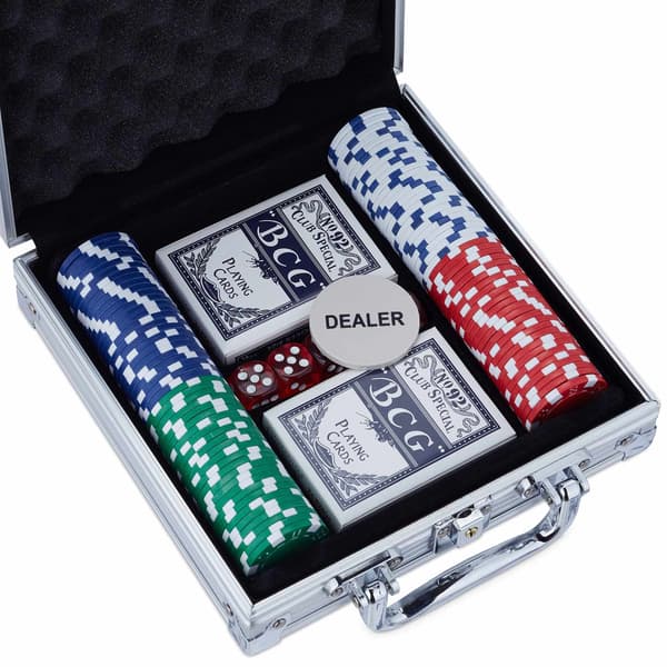 Pokerväska med 100 marker