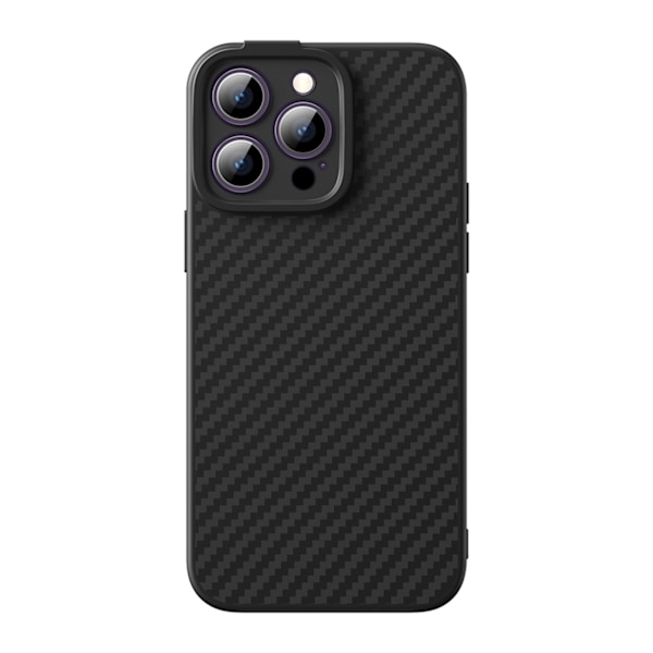 iPhone 14 Pro Max MagSafe pansret cover + Syntetisk fiber hærdet glas, sort