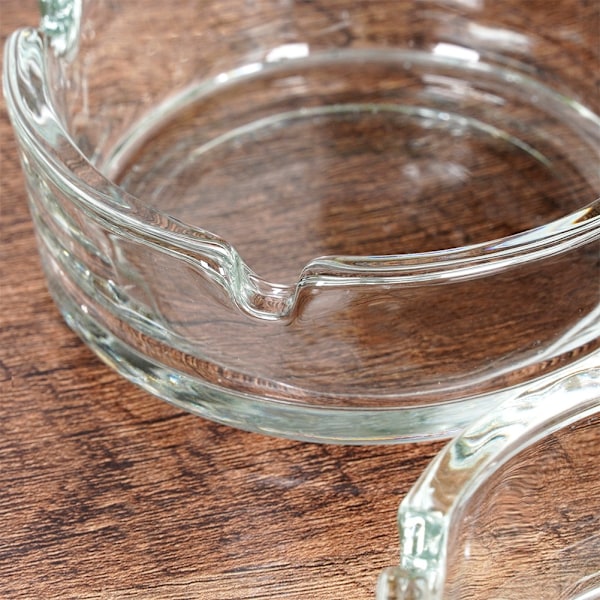 Glas askkopp 8 cm 2 st.