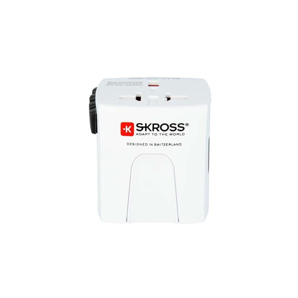MUV USB (2xA) Kompakt 2-polig världsreseadapter med 2 integrerade USB-portar