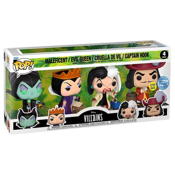 Disney Villains POP Pack - 4 samlarfigurer