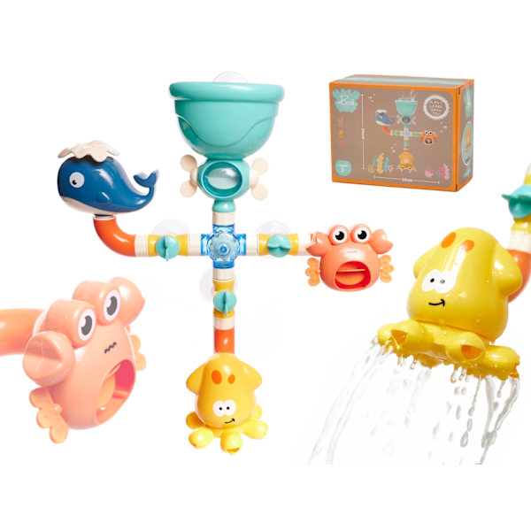 Badelegetøj bruser sprinkler havdyr