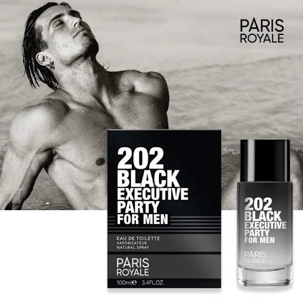 Paris Royale PR034: 202 Black Executive Party for Men 100 ml EDT