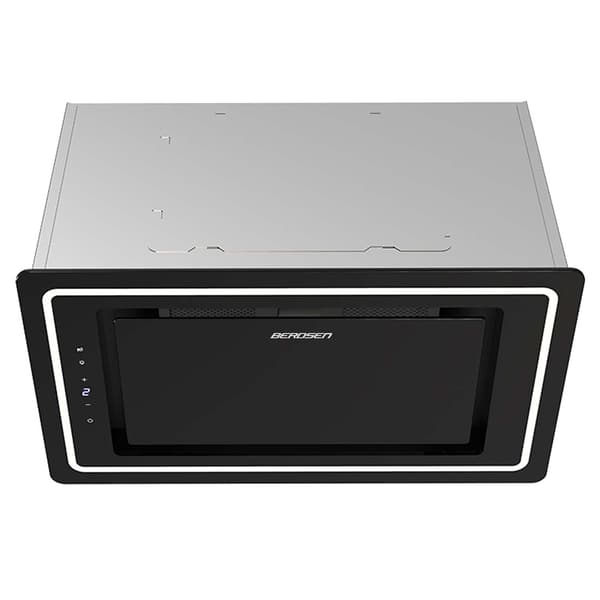 Elegant Emhætte 52 cm Sort Berdsen BT-239