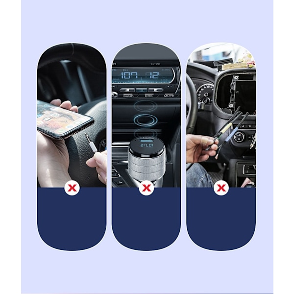 Äänivastaanotin Bluetooth 5.3 audiosovitin USB AUX -liitäntäkaapeli musta