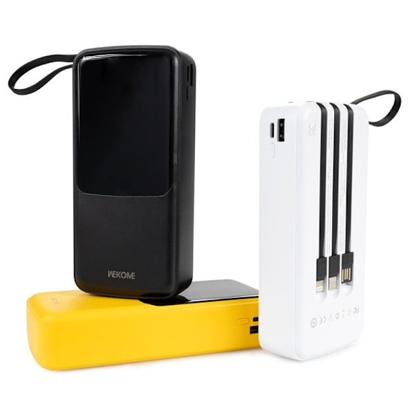 WEKOME WP-10 Pop Digital Series - Powerbank 20000 mAh med inbygg