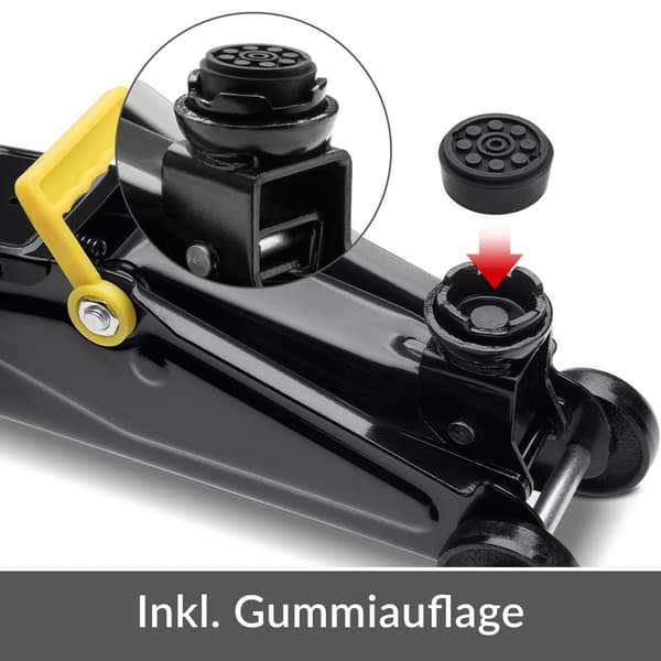 Domkraft 2T, 135-330mm lyft, hydraulisk, väska ingår