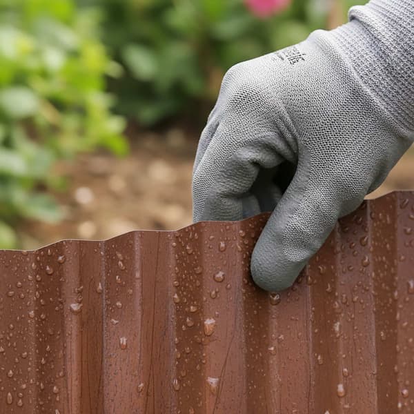 Rustfri metalkant til havebed – Ukrudtsbarrierer