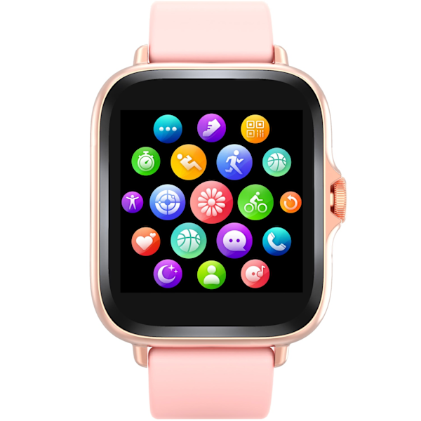 SmartWatch 1,44" display Hjärtsensor Rosa