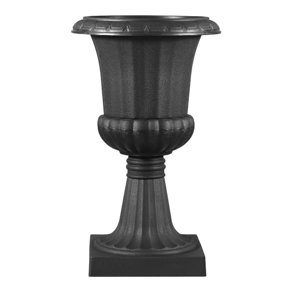 Plasturnplanter, 25 x 42 cm, 2-pack, svarta