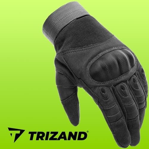 XL taktiske handsker - sorte Trizand 21770