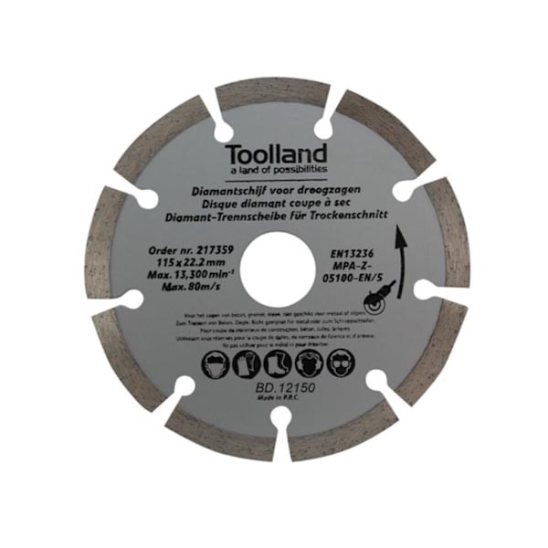 Diamantskivsats - 150 Mm - Segmenterad - 2 st