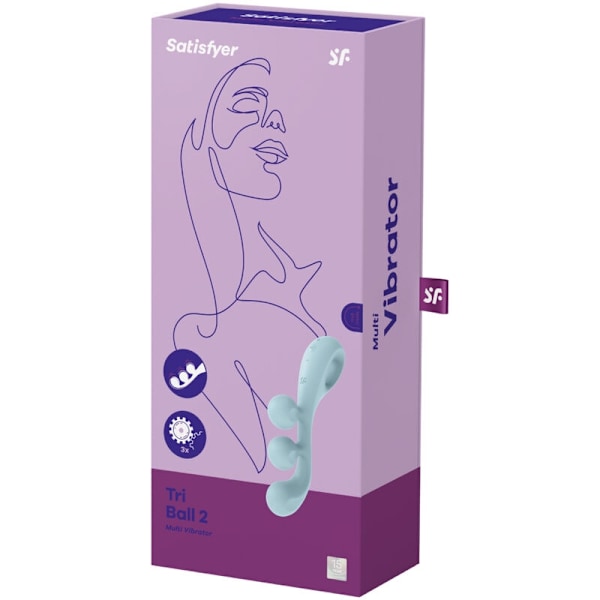 Satisfyer - Tri Ball 2 Multi Vibrator Blå