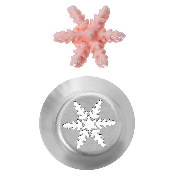 Ryskt stål snöflinga dekorationsmunstycke