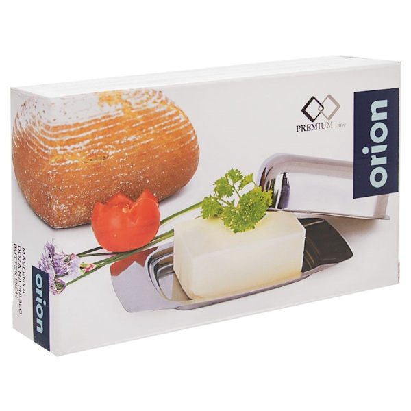 Elegant smørbeholder i rustfrit stål til alle køkkener