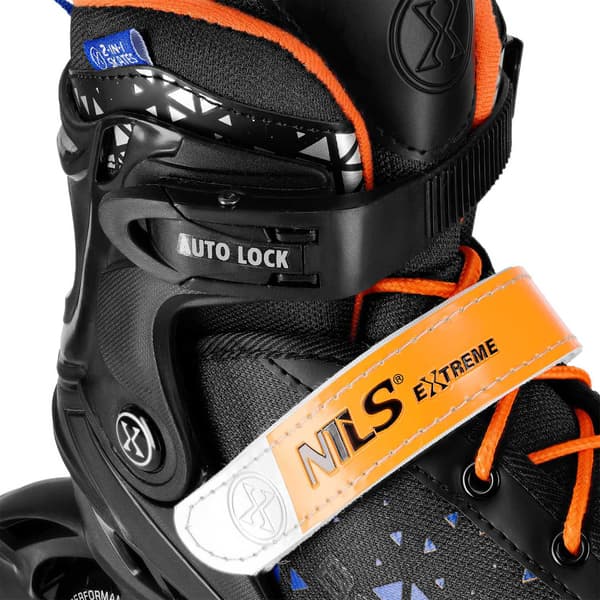 Inline- och hockeyskridskoset, 4-i-1, storlek M (34-38)