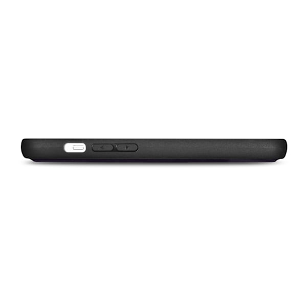 2-i-1 Läder Flip Cover iPhone 14 Pro Anti-RFID plånboksfodral Mörklila