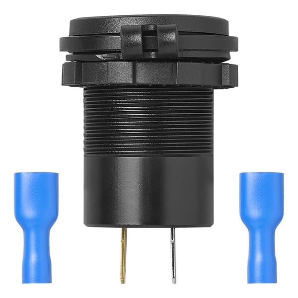 USB hurtigoplader, indbygget type C, 12/24V, 3A