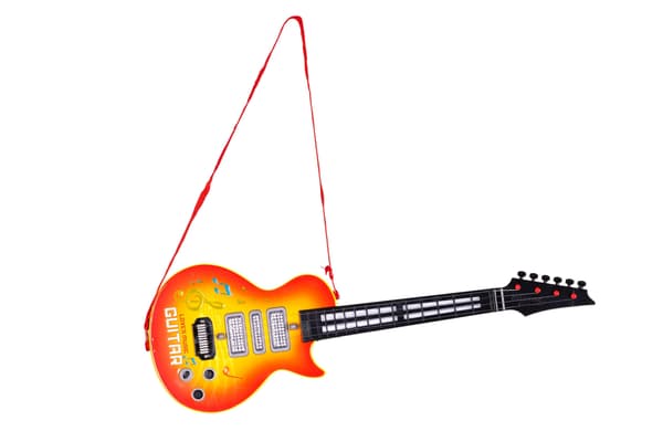 Børnerockguitar med infrarødt læringssystem