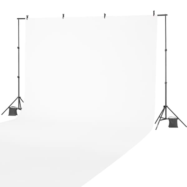 Justerbart baggrundsstativsæt, 6,5 x 10 fod, 5 stænger