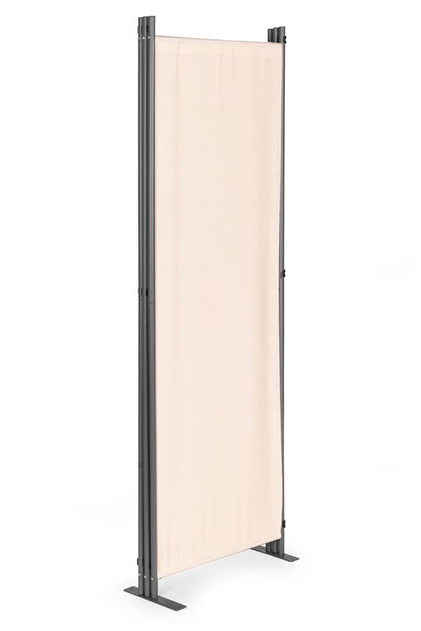 Sammenklappelig 3-panel have- og rumdeler 167x164 cm Beige MultiGarden