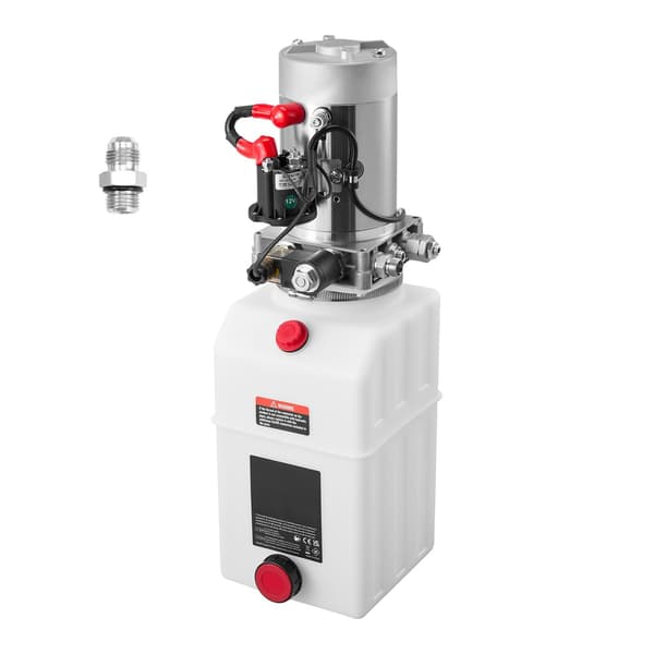 Hydraulisk kraftenhetspump, 12V DC, enkelverkande, 7 liter