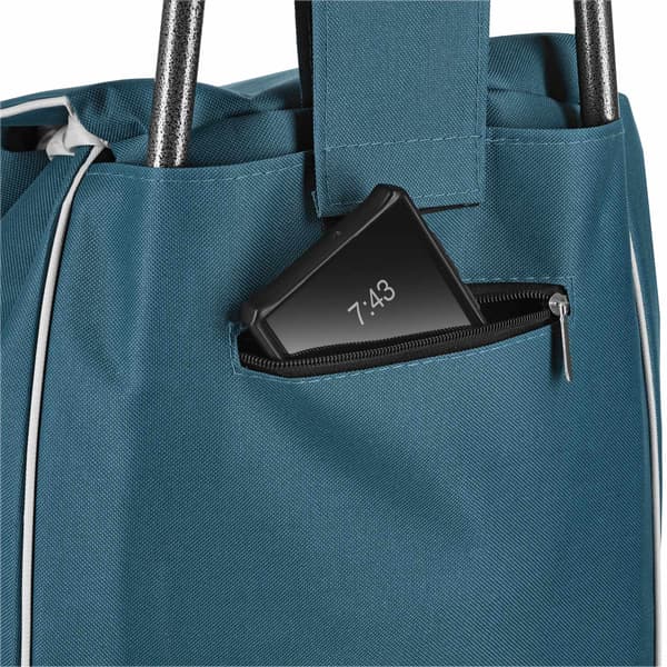 Indkøbsvogn 40L, isoleret, foldbar, turkis