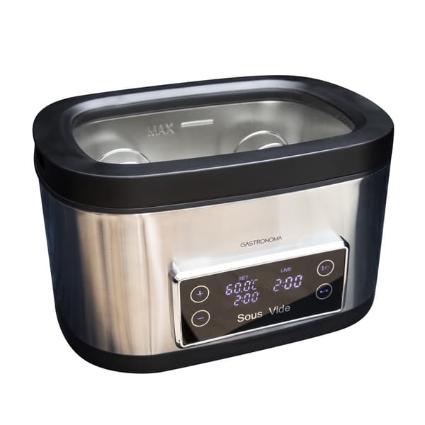 Sous Vide-komfur, 9L kapacitet, rustfrit stål, LED-display