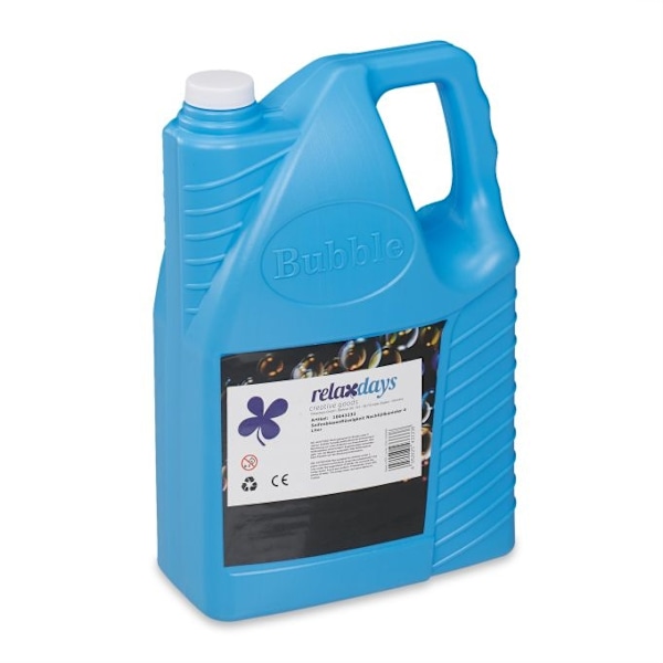 Påfyllningsbehållare för såpbubblor 4 liter