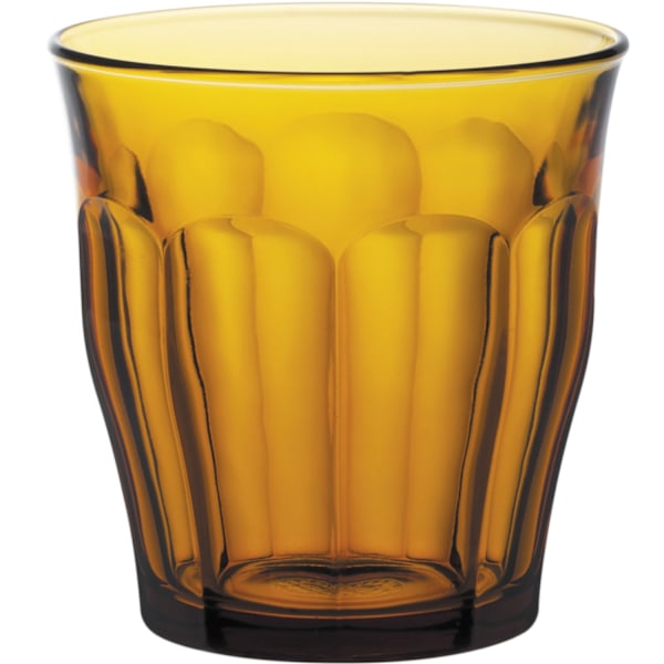 Duralex PICARDIE AMBER lasi 310 ml oranssi - sarja 6 kpl.