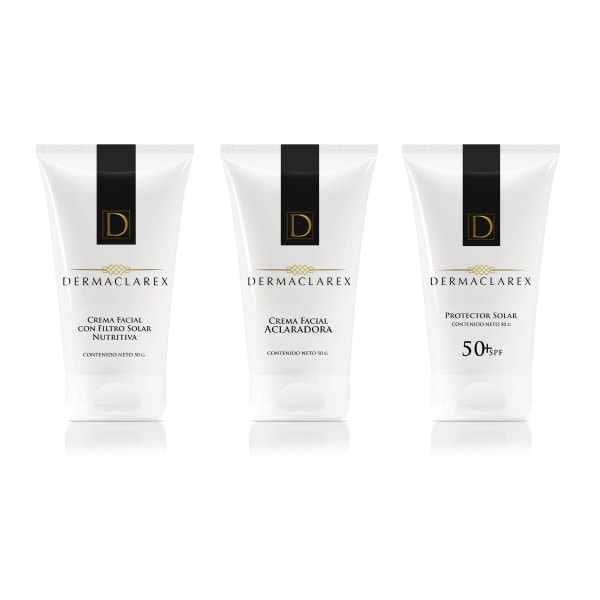Dermaclarex - Dag- och nattkräm + SPF50 - set om 3