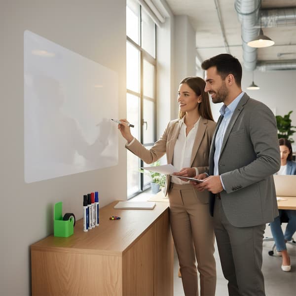 Magnetisk whiteboardfilm med tilbehørssæt