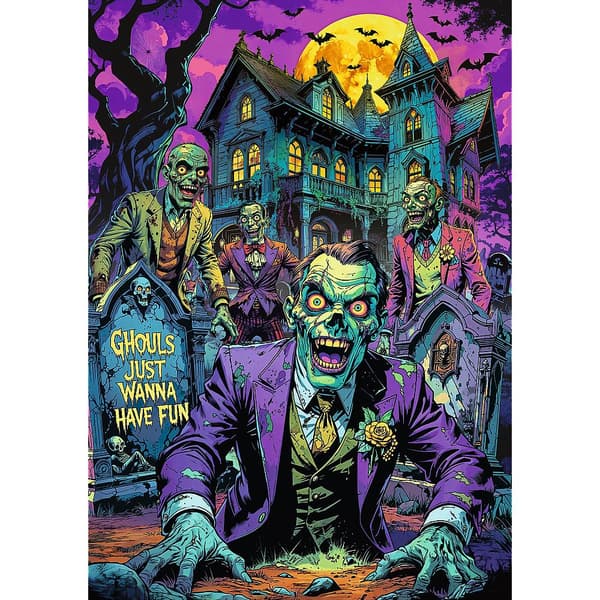 Zombiepussel, 1000 bitar – 68,3 x 48 cm
