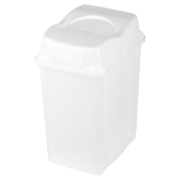 Plastsoptunna vit 28 l