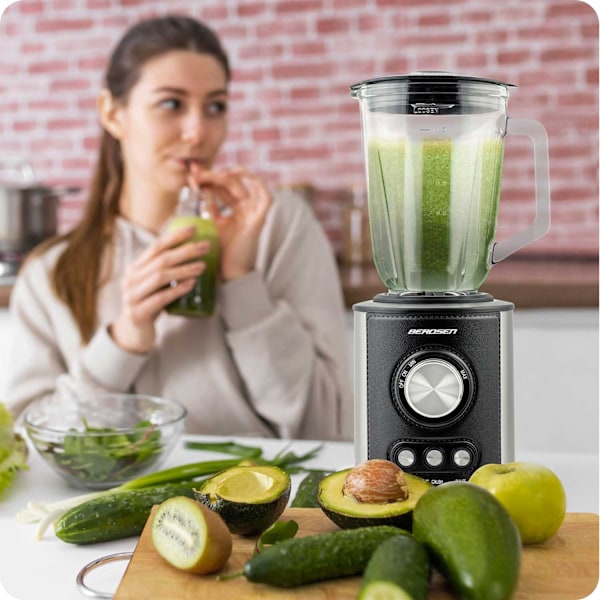Kraftfull Blender 800W Berdsen BD-751, Svart