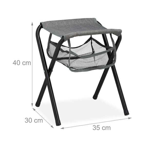 Fällbar campingstol med väska